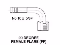 ACTECmax Fitting Flare Curvo 1/2" ACTECmax FT5104 Colombia