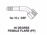 Fitting Flare Semicurvo 1/2" FT5105A Colombia