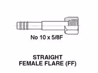 AFI Fitting Flare Recto 13/32" AFI FT5106 Colombia