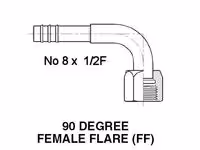 ACTECmax Fitting Flare Curvo 13/32" ACTECmax FT5107A Colombia