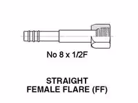 ACTECmax Fitting Flare Recto 13/32" ACTECmax FT5109A Colombia