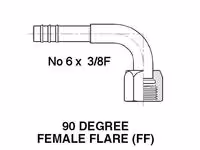 Fitting Flare Curvo 5/16" FT5110A Colombia