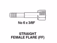 Fitting Flare Recto 5/16" FT5112A Colombia