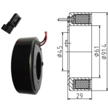 Bobina HS13NN 12V (BT-50 11-14, Ranger 11-14) BO6217A Colombia