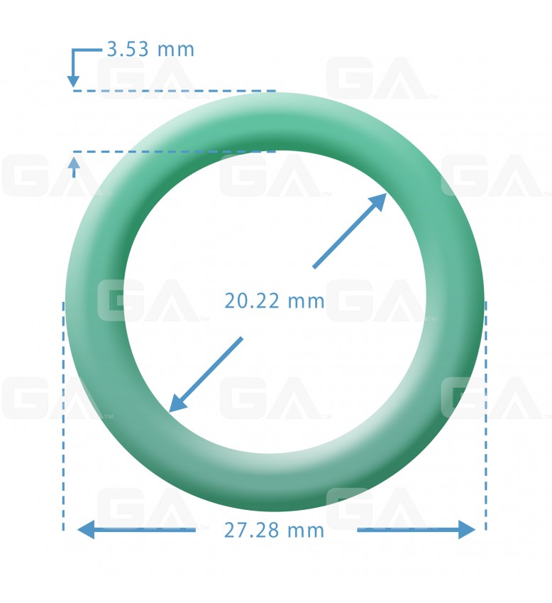 ORING TODOS VERDE (V5, HR6, FX15, DAEWOO, AVEO) KIT 10pcs OR6765 Colombia