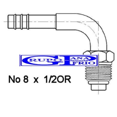 GP Fitting Macho Curvo 13/32" GP FT0160 Colombia