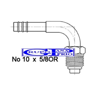GP Fitting Macho Curvo 1/2 GP FT0161 Colombia