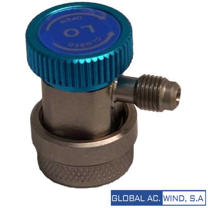 GW (BAJA) R134 90° AZUL (Para Manguera manometros) GW HE0002W Colombia