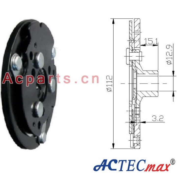 PLATO CLUTCH TODOS 709 152mm AC PC6426 Colombia