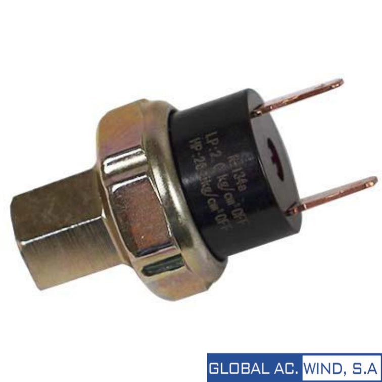 GW Presostato Alta R12/134a (2,0-26,5 Kg/cm² OFF) Hembra GW PS0506W Colombia