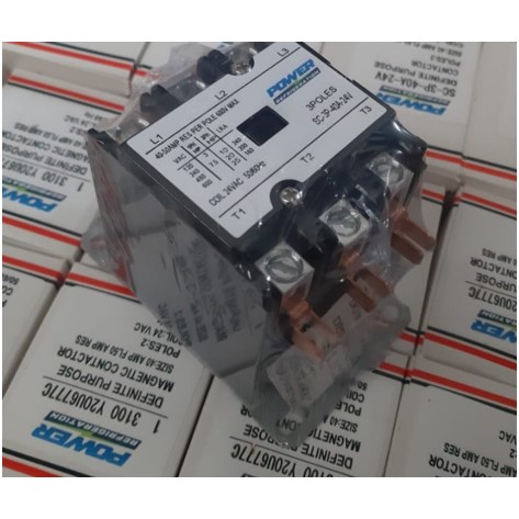 _CONTACTOR 40 AMP 3 POLOS 24V POWER REFRIGERATION RC8010 Colombia