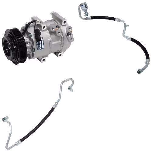 UAC Compresor Kia Carens 07-12 (Rondo 2,4L 07-09) con Mangueras UAC CP11223 Colombia