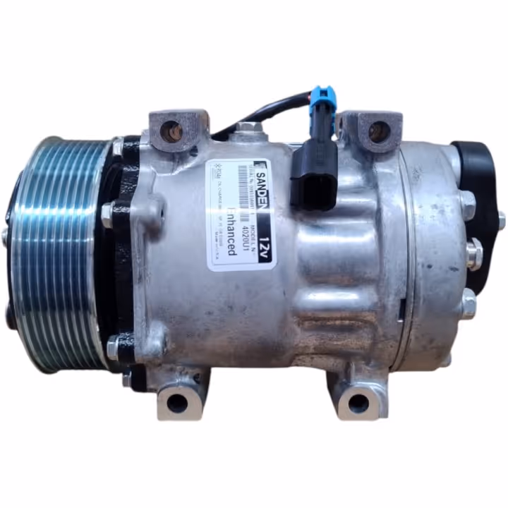 SANDEN Compresor 709 T.P Horiz-PAD GH (8PK 119mm 12V) 7H15 4020 SANDEN CP4020S Colombia