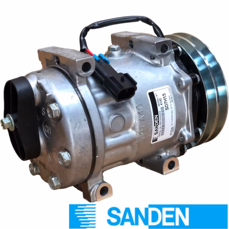 SANDEN Compresor 709 Toma de Potencia Horizontal Pad General Herramientas (2A 132mm 12V) HD 7H15 4142/4113 SANDEN CP4142S Colombia
