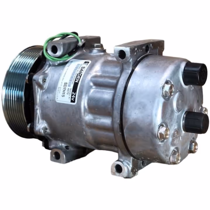 SANDEN Compresor 709 T.P Horizontal-OR KC (8PK 119mm 24V) 7H15 4270 SANDEN CP4270S Colombia