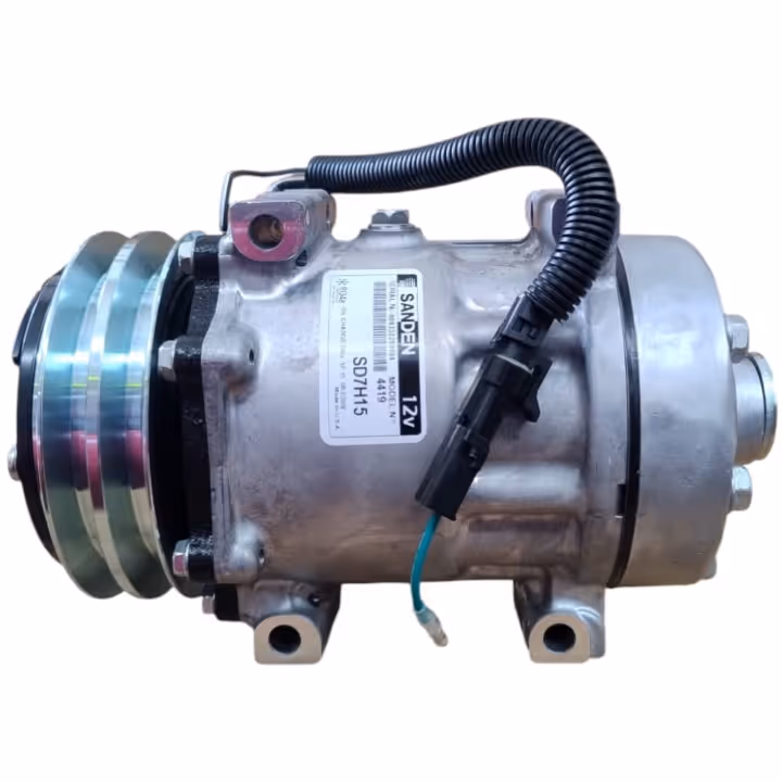SANDEN Compresor 709 T.P Horizontal-PAD GV (2A 125mm 12V) 7H15 4419 SANDEN CP4419S Colombia