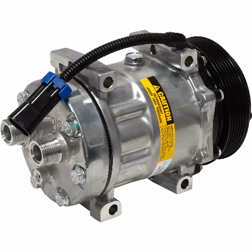 UAC Compresor 709 T.P Horizontal-Rotalock MD (6PK 125mm 12V) 7H15 4492 UAC CP4492C Colombia