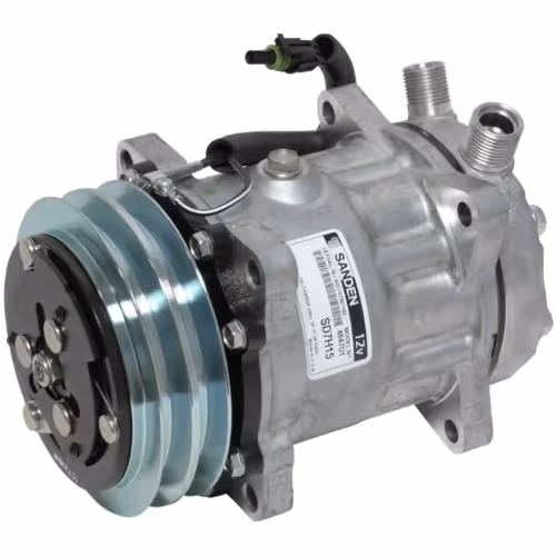 SANDEN Compresor 709 Oreja Vertical OR JD (2A 132mm 12V) SHD 7H15 4654/4647/8024 Sanden CP4654S Colombia