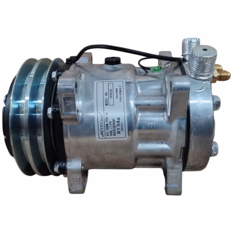 ACTECmax Compresor 709 Oreja Vertical OR JD (2A 132mm 12V) 7H15 4664/8220 ACTECmax CP4664A Colombia