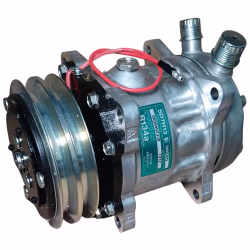 SANDEN Compresor 708 Oreja Vertical Orientación JD (2A 125mm 12V) 7H13 7312 SANDEN CP7312S Colombia