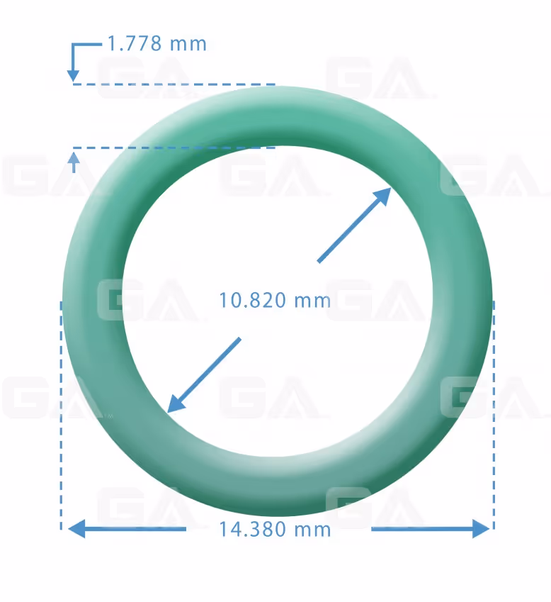 Oring Verde 13/32 (Kit 50pcs) OR0013 Colombia