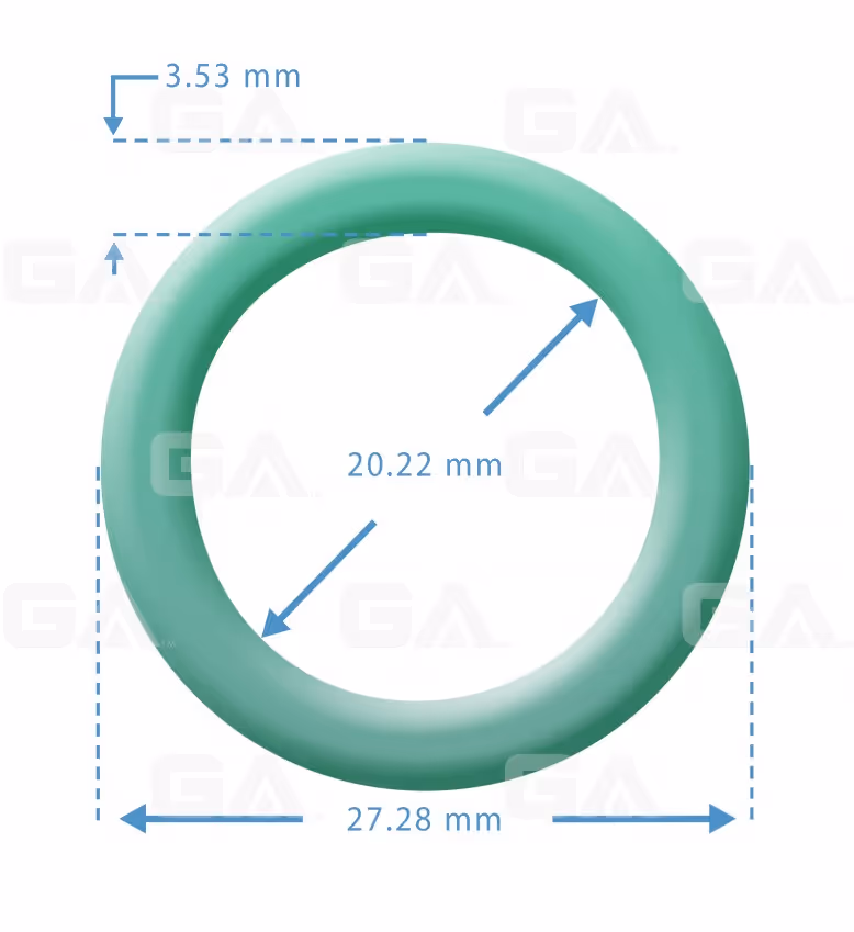 Oring Verde (V5, HR6, FX15, Daewoo, Aveo) KIT 10pcs OR6765A Colombia