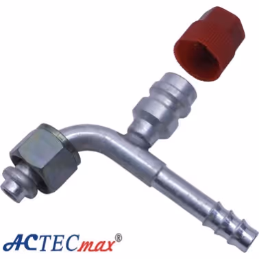 ACTECmax Fitting O-ring Curvo 5/16" con Valvula R134 ACTECmax FT7517 Colombia