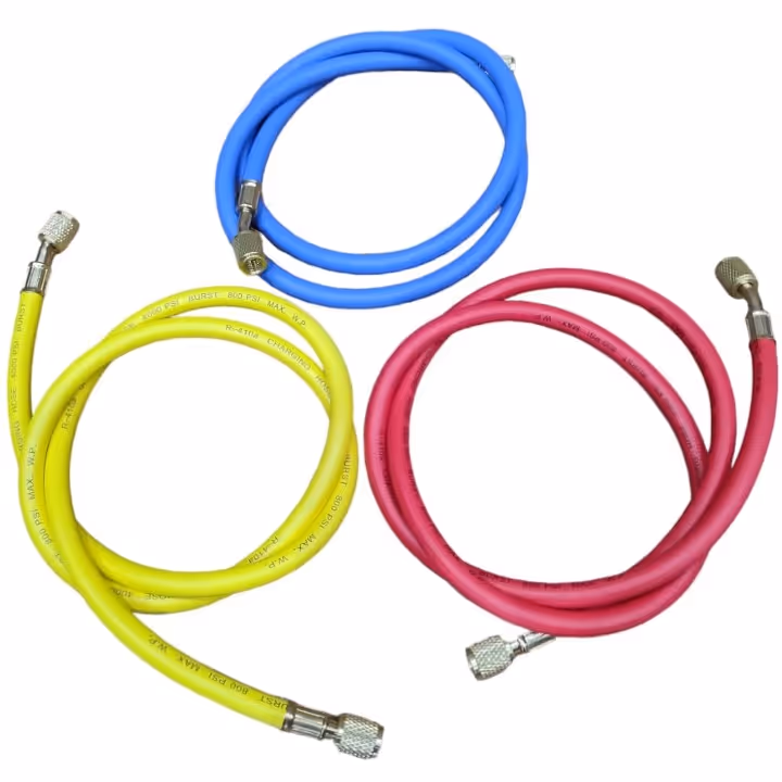ACTECmax Mangueras para Manómetro A/C R1234YF 1,2m (KIT) ACTECmax HE6755 — Herramienta A/C Colombia