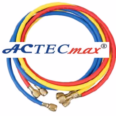 ACTECmax Mangueras para Manómetro A/C R1234YF 1,5m (KIT) ACTECmax HE6756 — Herramienta A/C Colombia