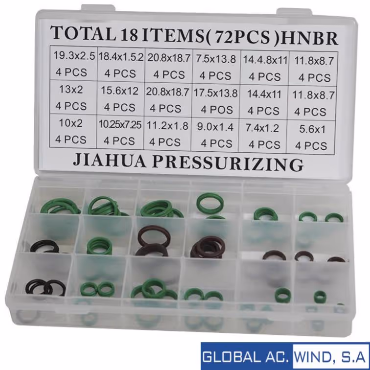 GW Oring Verde/Negro (Kit 72pcs) GW OR0018 Colombia