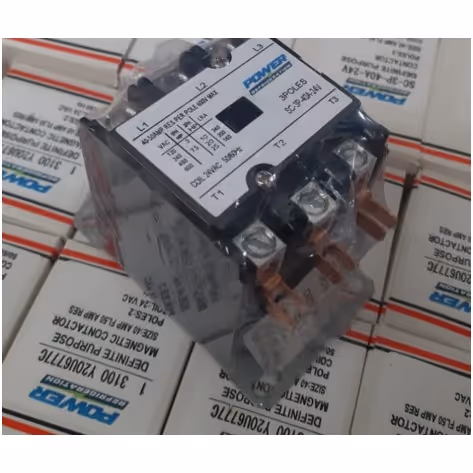 Contactor 40 AMP 3 Polos 24V POWER REFRIGERATION RC8010 Colombia