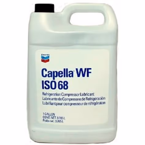Aceite MO 68 Galón Capella Chevron WF-68 para Compresores RC8095 — Refrigeración Comercial Colombia
