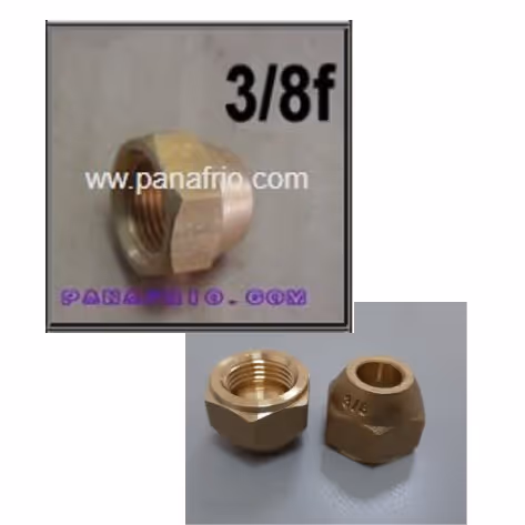 GP Tuerca Flare 3/8" GP RC8356 — Refrigeración Comercial Colombia